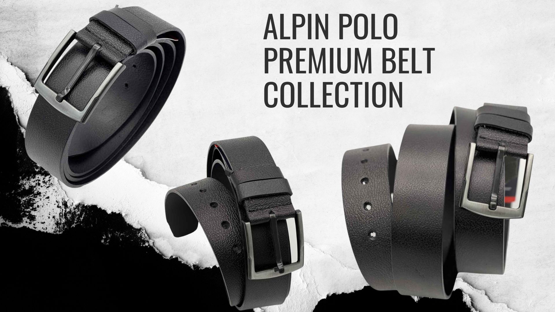 Curea piele neagra gama batal: marimi de la 135 la 170 cm, piele naturala de la brandul alpin polo